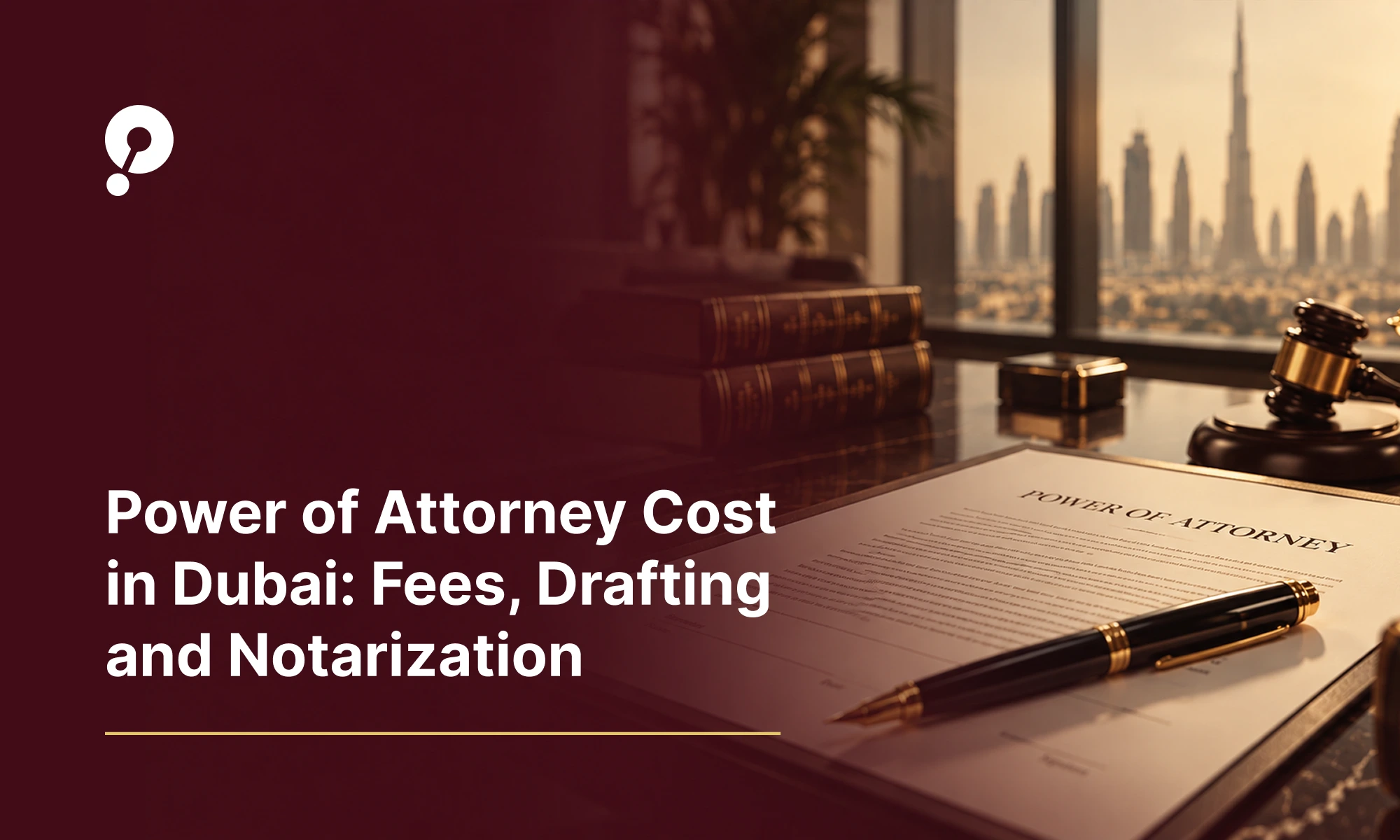 Power of Attorney Cost in Dubai: Fees, Drafting, and Notarization